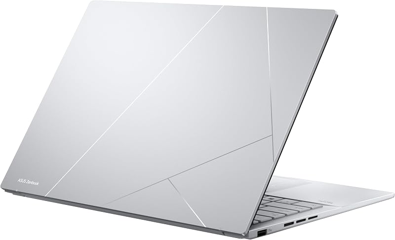 Zenbook 14 OLED UX3405CA-QD1481W - Portátil WUXGA de 14" (Intel Core Ultra 7 255H, 16GB RAM, 512GB SSD, ARC 140T, Windows 11 Home) Silver Fog - Teclado QWERTY em espanhol