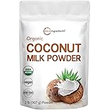 Micro Ingredients Organic Coconut Milk Powder, 2 Pound (32 Ounce), Plant-Based Creamer, Perfect for Coffee, Tea and Smoothie,