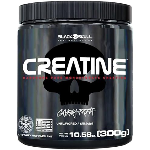 Creatina Monohidratada Black Skull 150g - Sem Sabor - Suplemento para Força, Performance e Hipertrofia Muscular - imagem 5