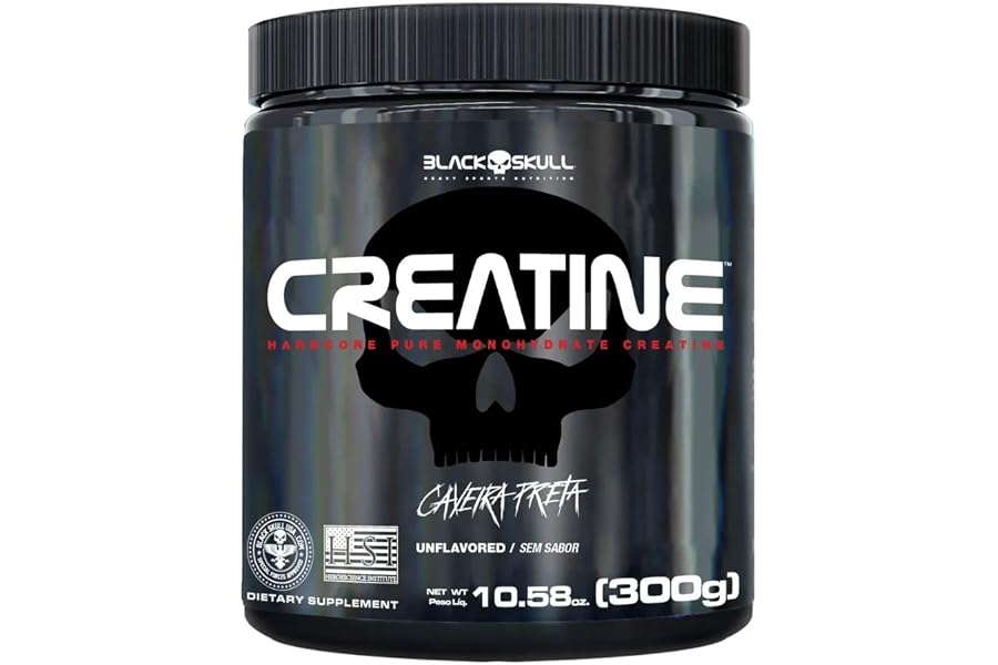 Creatine - Creatina Monohidratada - 300g - Black Skull