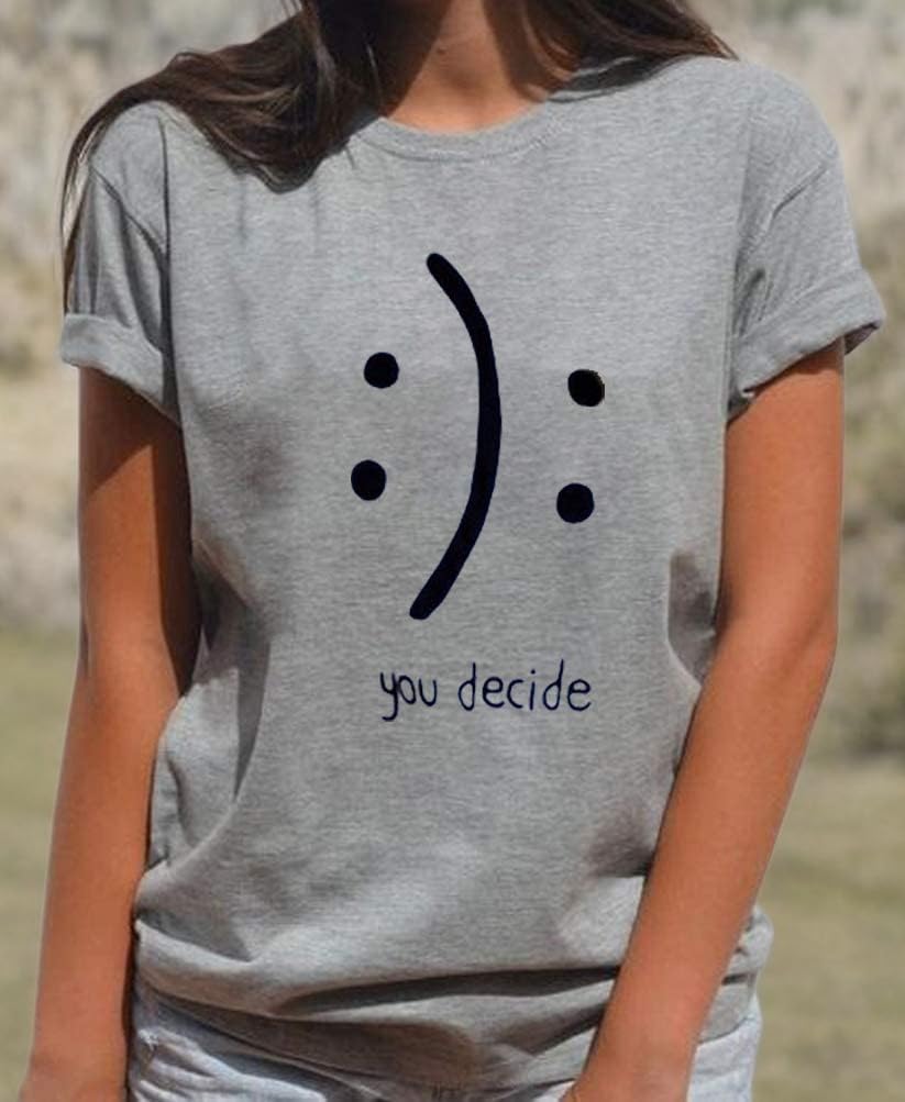 BLACKMYTH Women's T-Shirts Cotton Funny Graphic Design Casual Short Sleeve Top Tees