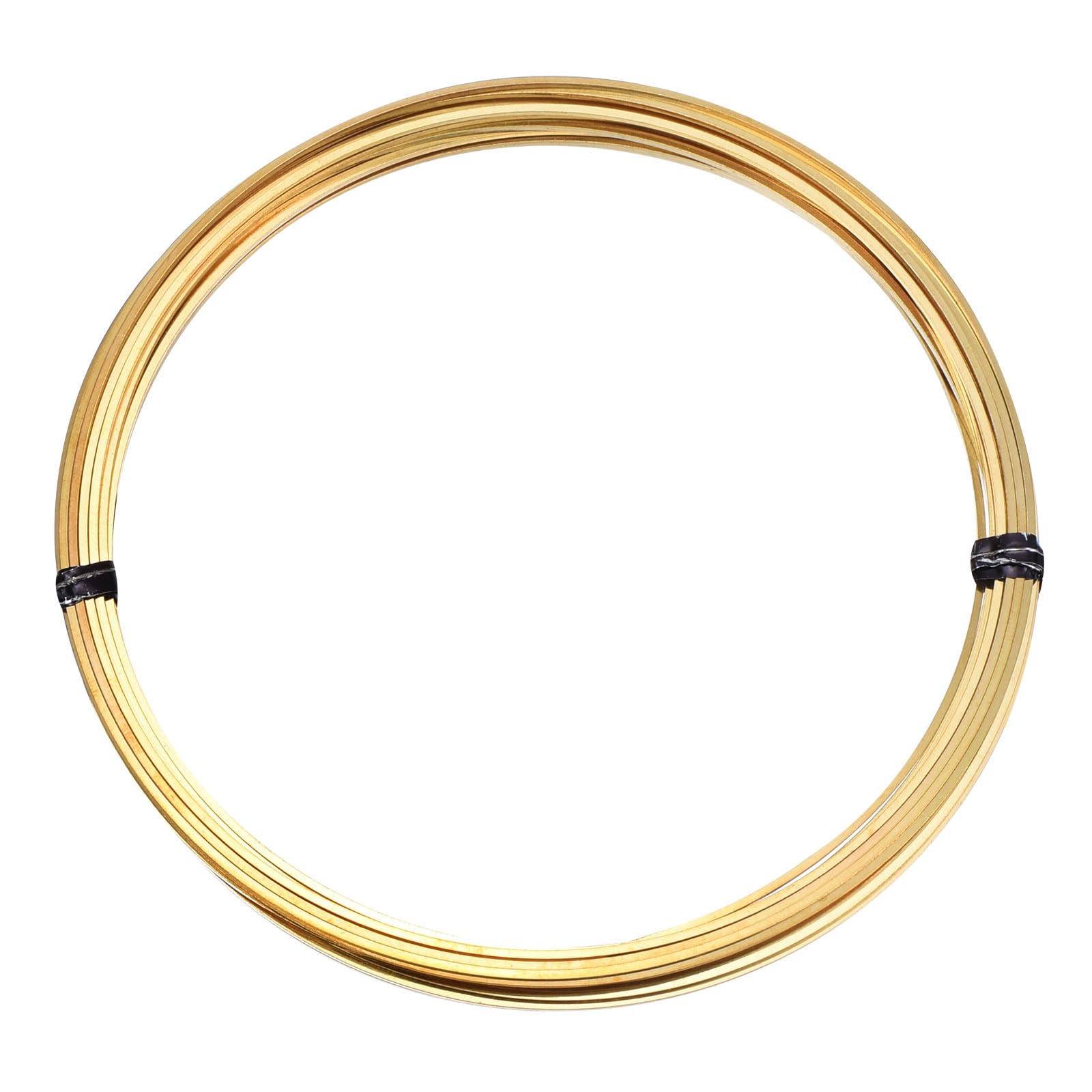 PATIKIL 18Gauge/1mm 16.4 Feet Brass Square Wire, Soft Bendable Gold Plated Brass Coil Wire for Jewelry Making DIY Earring Wrapping Art Crafts Decoration, 18K Gold