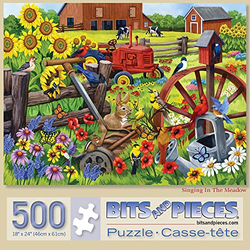 Bits and Pieces 500 Piece Jigsaw Puzzles for Adults Value Set of