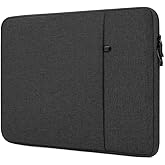 ProElife 15-Inch Laptop Sleeve Case for 2025-2023 MacBook Air 15 inch with M4 M3 M2 Accessory Traveling Carrying Case Water-Resistant Bag Cover for MacBook Air 15'' 2025 2024 2023 M4 M3 M2 (Black)