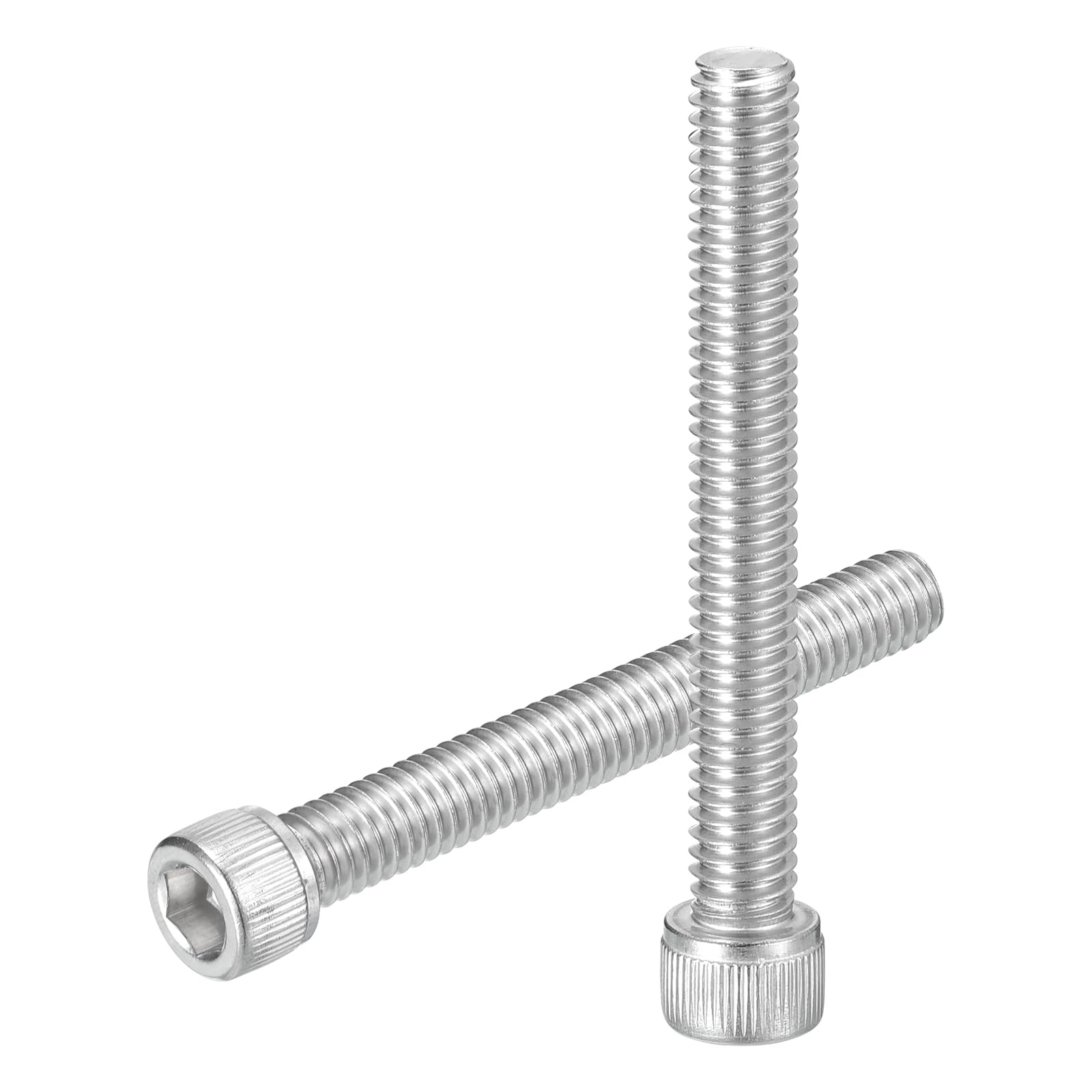uxcell Hex Socket Bolts (5/16"-18x3"), 304 Stainless Steel Hex Socket Drive Screw, Silver Tone, 20 Pcs โ image 1