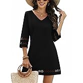 VIMPUNEC Swimsuit Coverup for Women Bathing Suit Cover Up Summer Casual Beach Dress Shirts