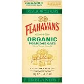 Flahavan's Organic Porridge Oats | 100% Wholegrain Rolled Oats | Trusted For Over 200 Years | Product of Ireland | 2.2 Lbs (1kg)