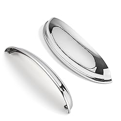 CABDM 10 Pack 5" Drawer Pulls Polished Chrome