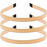 ANBALA Gold Metal Headbands and Hairbands for Women, Girls - Thin Fashion Hair Accessories