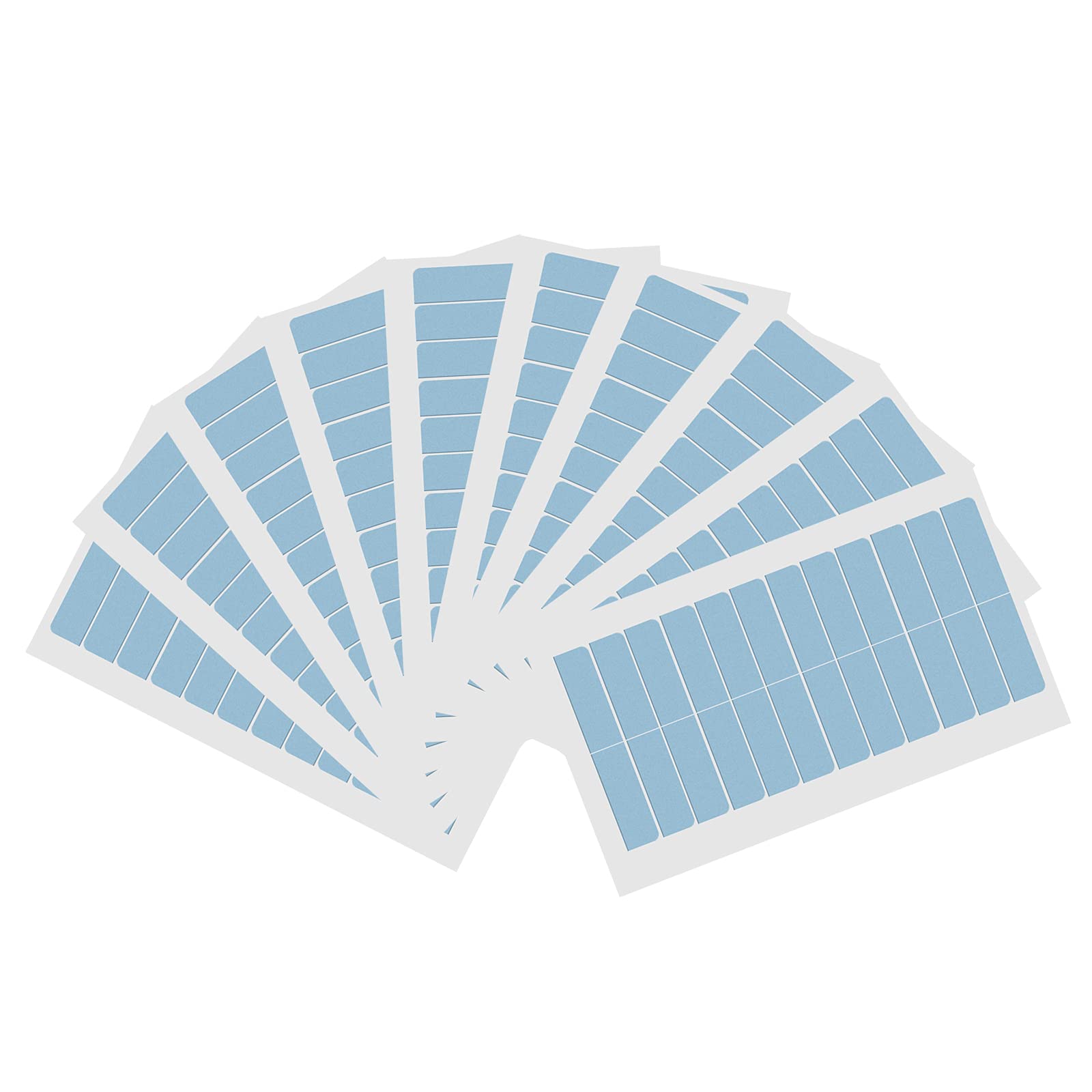 SAVITA 120 Pcs Hair Extension Adhesive Tape, Waterproof Double Sided Extension Tape Tabs Replacement for Human Hair Extensions(Blue)