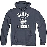 LOGOVISION University Of Connecticut Large One Color Unisex Adult Pull-Over Heather Hoodie