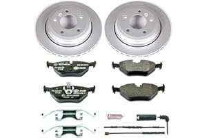 Power Stop ESK2970 Rear Euro-Stop Brake Kit For BMW 325xi 2001-2005 [Model Specific]