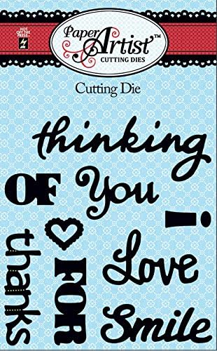 HOTP 9 Little Words Paper Artist Cutting Dies 5329