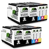 JARBO 2Set+2Black Replacement for HP 950XL 951XL Ink Cartridge High Capacity Compatible with HP Officejet PRO 8600 8610 8620 8630 8640 8660 8615 8625 251dw 271dw