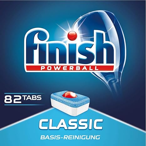 Finish Classic, Spülmaschinentabs, XXL Pack, Spülmaschine, Geschirrspüler, Reinigung, 82 Tablets