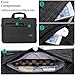 Brinch 17.3 Inch Multi-Functional Suit Fabric Portable Laptop Sleeve Case Bag for Laptop, Tablet, MacBook, Notebook - Black