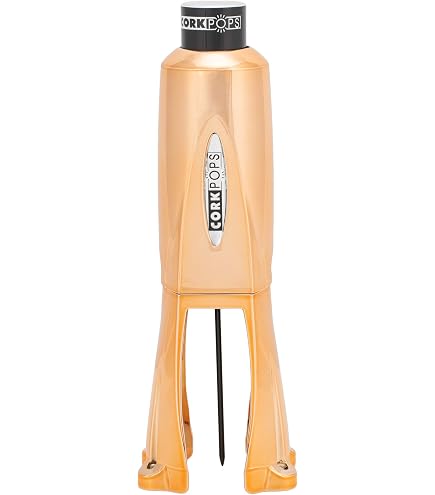 Cork Pops Legacy Décapsuleur Avec 3 Cartouches De Recharge - Coupe-capsule Intégré à 4 Lames - Retrait
