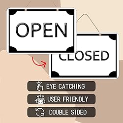 Open Closed Sign, Open and Closed Sign for