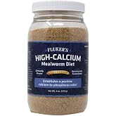 Fluker's High Calcium Mealworm Diet, Can Be Used as a Gut-Loading Food or Bedding, 6 oz