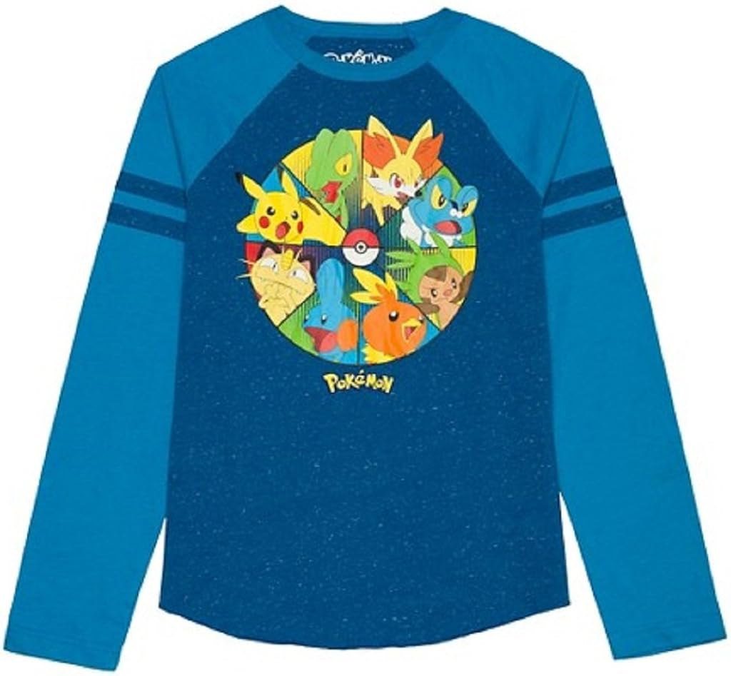 PokÃ©mon Boys' Tee Shirt (XLarge, Classic Blue): Amazon.ca: Clothing & Accessories