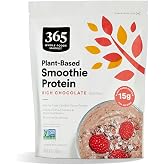 365 by Whole Foods Market, Protein Plantpowder Smoothie Rich Chocolate, 9 Ounce