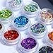 BORN PRETTY 1 Box Rhombus Nail Flakies Colorful Glitter Paillette Nail Art Sequins Flakes