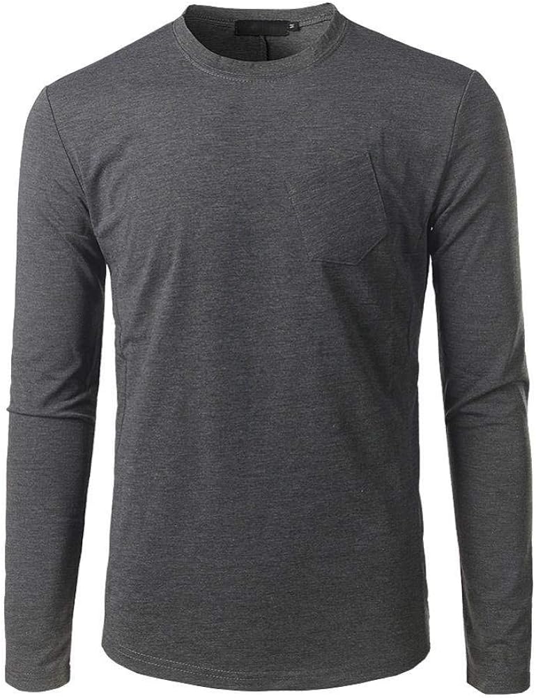 Langarmshirt Herren Slim Fit