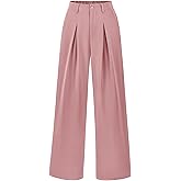 BTFBM Women High Waist Palazzo Pants Spring 2026 Casual Wide Leg Trousers Loose Work Office Business Suit Pant Pockets