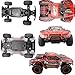 Fistone RC Car Rock Crawler High Speed Racing Cars Buggy 2.4G Remote Control Monster Truck Off-Road Vehicle Hobby Electronic Game Kids Toys Model (Red)