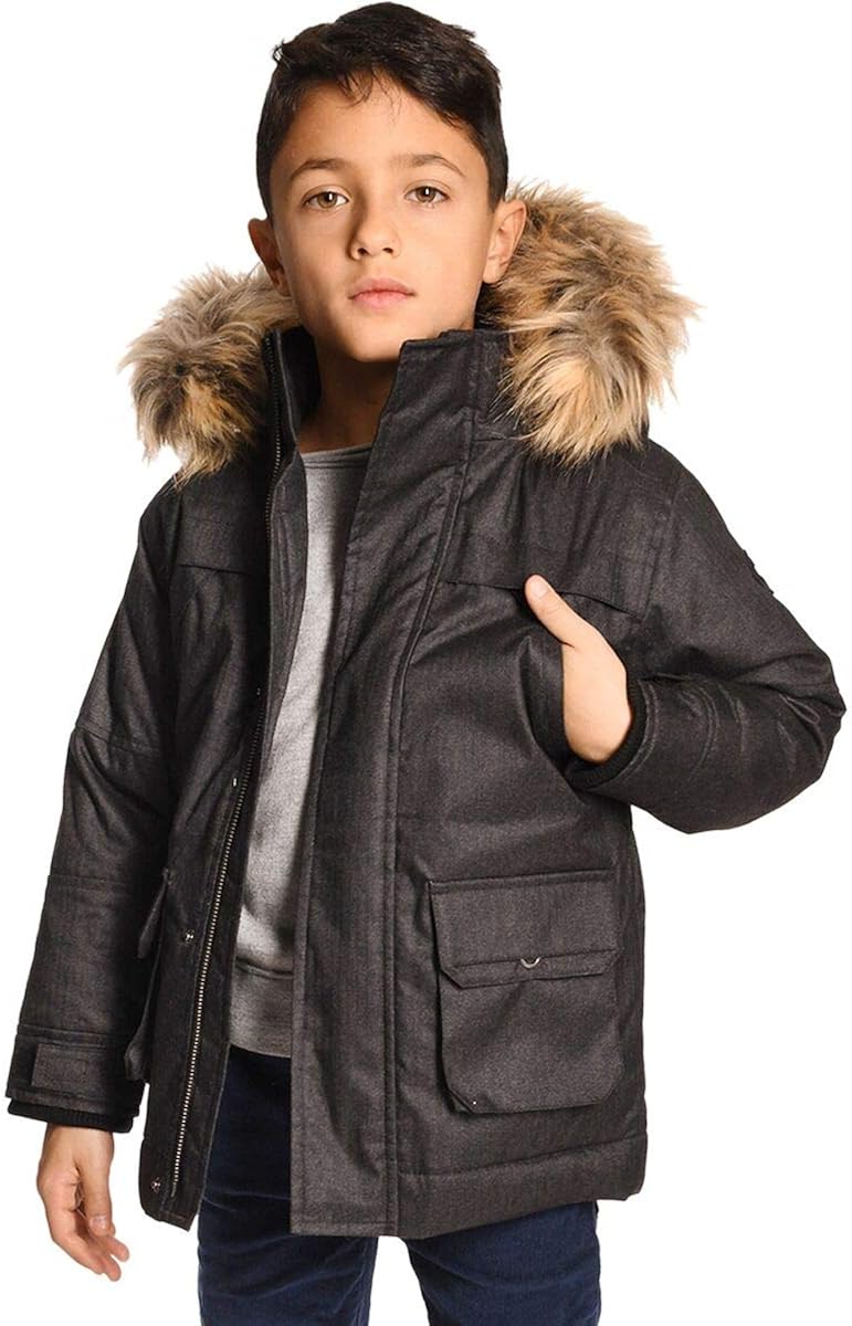 Appaman Kids Boy's Denali Down Coat w/Faux Fur Hood (Toddler/Little Kids/Big Kids): Clothing