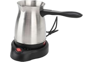 Bewinner Stainless Steel Electric Turkish Coffee Machine 600ml Large Capacity Ergonomic Handle for Office Kitchen