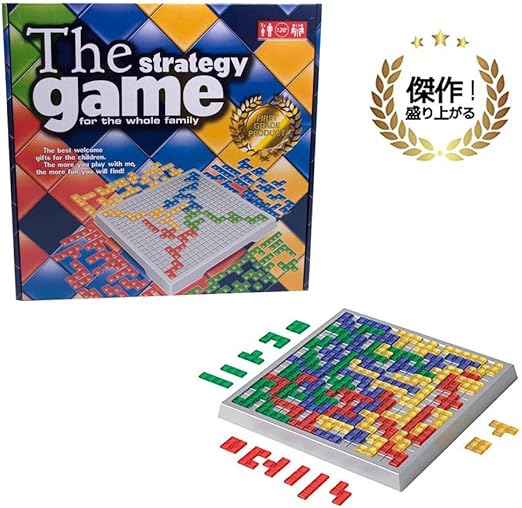 Amazon Co Jp ブロックス ボードゲーム 簡単ルールで遊びやすい 脳トレ 2 4人 対象年齢7歳 ホーム キッチン