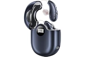 BTE Hearing Aids for Seniors, Hearing Amplifiers with16-Channel DSP for Clear Speech, Noise Reduction & Anti-Howling, 80Hrs R