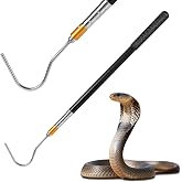 AIUWIZO 61 in Snake Hook, Heavy Duty Stainless Steel Retractable Snake Pole | Professional Reptile Handling Tool, Snake Grabber for Snake Moving &amp; Transfer