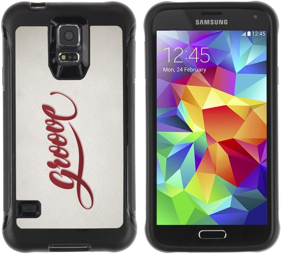 SHIMIN CAO@ Groove Quote Slogan Sign Badge Life Style Rugged Hybrid Armor Slim Protection Case Cover Shell For S5 Case , G9006 Cover Case ,Leather for S5 ,S5 Cover Leather Case ,G9006 Leather Case
