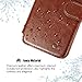 OCASE iPhone 5S Case iPhone 5 Case iPhone SE Case [Card Slot] [Kickstand] Leather Wallet Case [Slim Fit] - for Apple iPhone 5 / 5S / SE Devices - Brown