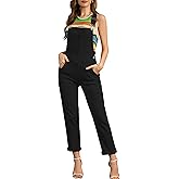 Odefou Bib Overalls for Women Fashion Jean Jumpsuit Adjustable Strap Coveralls