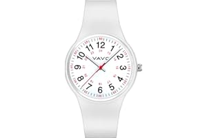 VAVC Nurse Watch for Medical Students,Doctors,Women with Second Hand and 24 Hour. Easy to Read Watch