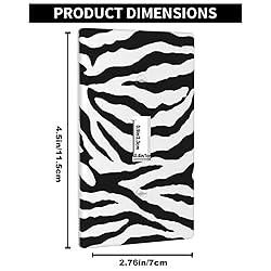 Pznen Zebra Light Switch Cover Animal Skin Texture