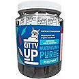 Kitty Up Lickable Cat Treats for Indoor Cats - Multivitamin Puree Treat with Real Tuna, Lysine, Taurine, & Grain Free | 50 Cat Tube Treats
