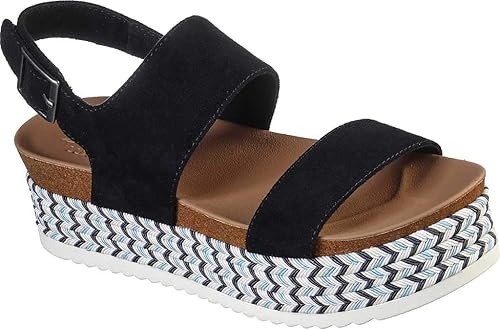 flatform espadrille sandals black