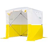Professional Work Tent,Commercial Pop Up Canopy,Portable Emergency Shelter | 7.2 x 7.2 ft with Reflective Strips,Instant Quick Tool-Free Setup,Heavy-Duty for Construction Site,Roadside Repairs