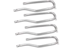 Dongftai SA336A (4-Pack) Stainless Steel Tube Burner Replacement for Nexgrill 720-0336, 720-0337, 720-0511, 720-0512, 720-0584A, 720-0586A, 730-0337, 730-0339, Jenn Air 720-0339, 720-0511