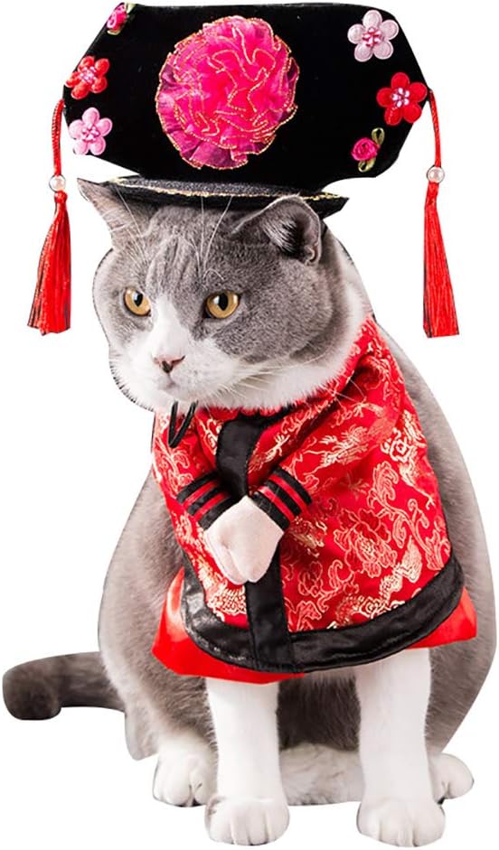 Coomir Divertido Chino Princesa Cosplay Ropa para Gatos Perros Halloween  Navidad Disfraz Gatos Ropa Disfraces Ropa y accesorios profiles365.com