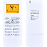 GYKQ-52 Replacement Remote for TCL Air Conditioner 190424(XHY-S) | Compatible With COSTWAY EchoCool Series Mini Split Air Conditioner, for Aurus, Selectable ℃/℉ Display, Backlit Screen