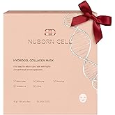 BLANC DUBU Nuborn Cell Hydrogel Collagen Mask | Hydrating Face Masks with Peptides & Hyaluronic Acid | Collagen Face Mask Overnight for Glass Skin | Face Masks Korean (4-Pack)