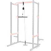 Sunny Health &amp; Fitness Power Cage Squat Rack Attachments for Home Gym | Strength Training, Expanded Workout Variety, Durable Construction, Secure Fit, Quick Installation, Versatile Exercise Support