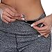 Women's Activewear Yoga Pants High Rise Slim Fit Tights Cropped Capris,Medium / 8/10,Dark Grey