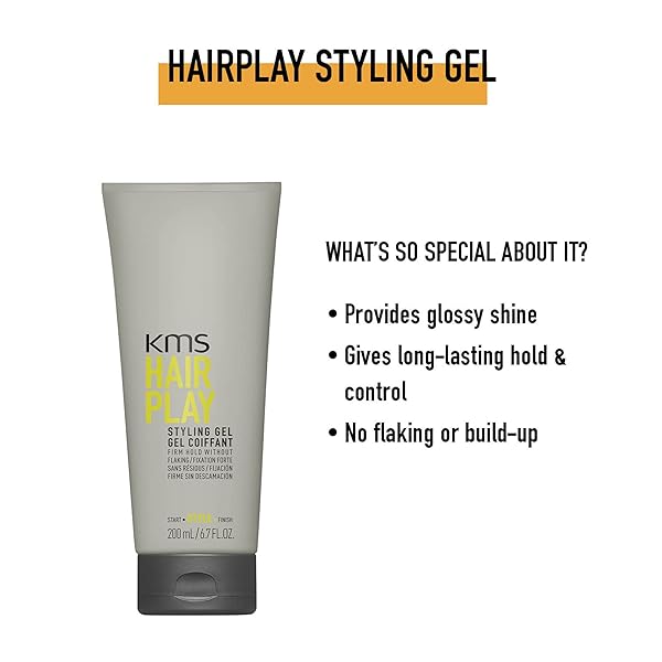 KMS HAIRPLAY STYLING GEL 200ML