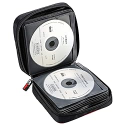 CCidea 40 Capacity CD/DVD Case Holder Portable